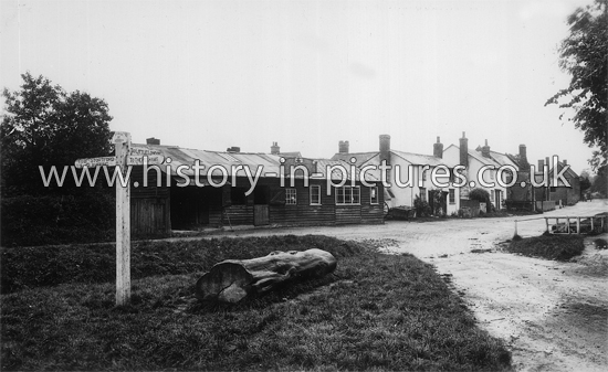 The Crossroad, Berden Village, Essex. c.1920